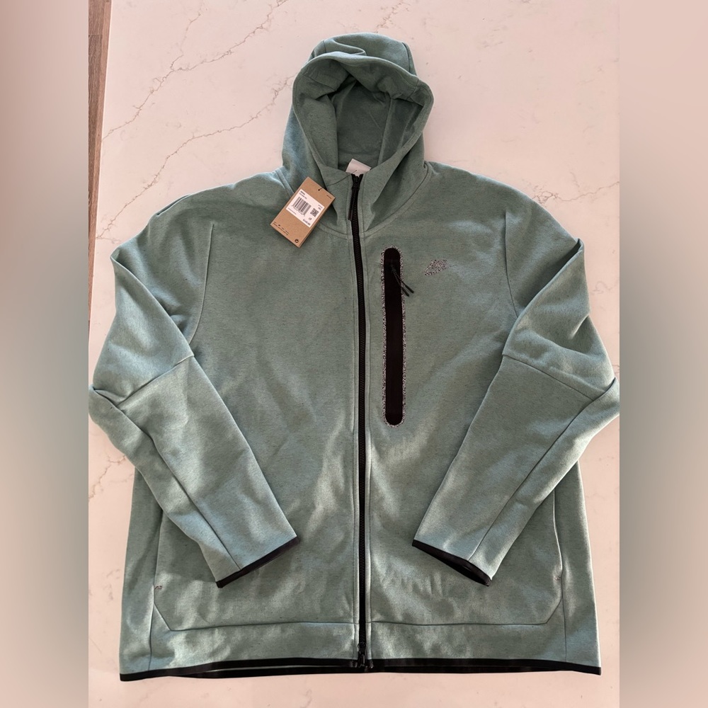 Nike Tech Fleece Hoodie Coastal Green Mens Size 2XL